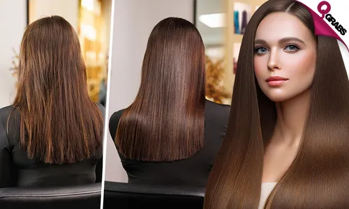 Nano Keratin Hair Straightening Treatment + Hair Trim!